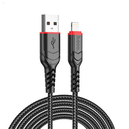 Cable Hoco X59 Victory USB a Lightning 2M – Negro