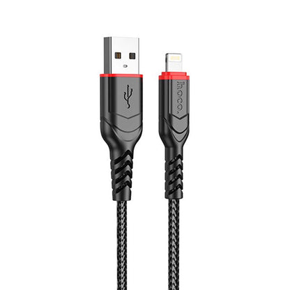 Cable Hoco X59 Victory USB a Lightning 2M – Negro