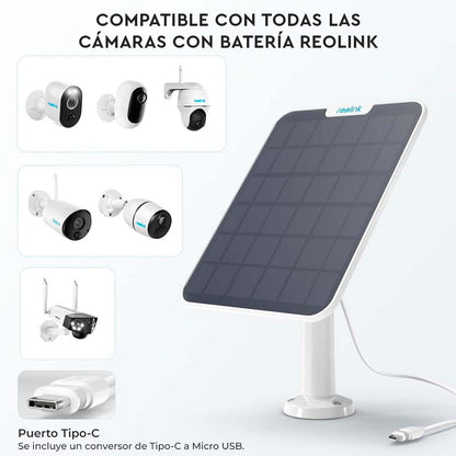 Panel Solar 2 Reolink 5,8w