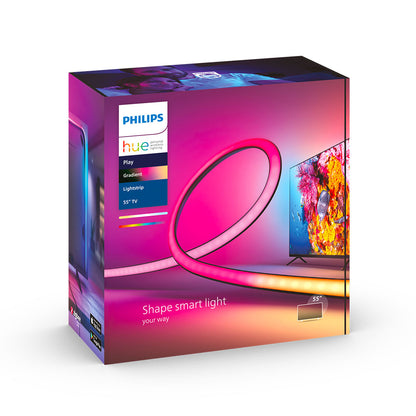 Tira Led Inteligente Philips Hue Gradiente Rgb Para Tv 55" Open Box