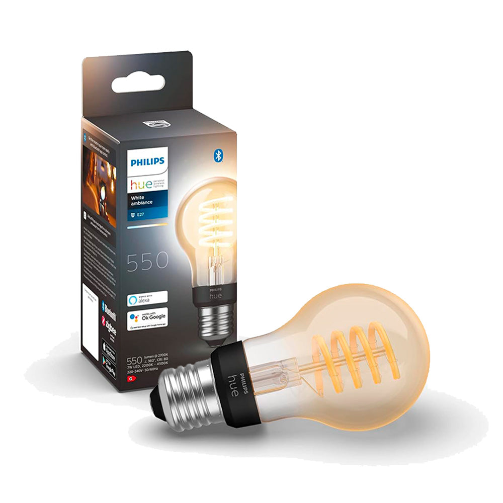 Ampolleta smart Vintage 7W A60 E27 Philips Hue