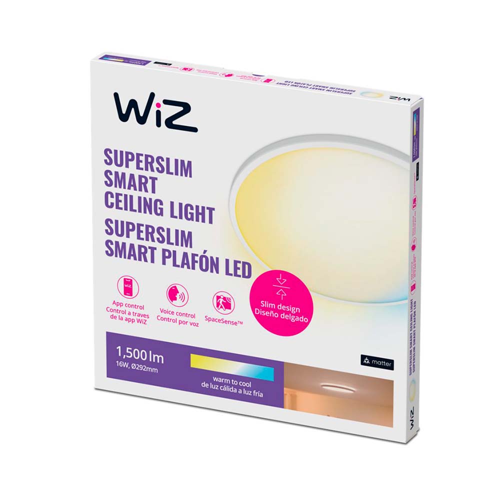 Luz Empotrable Ultra Delgada WiFi 16W