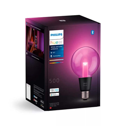 Ampolleta Inteligente Philips Hue G95 RGB 6.8W E27