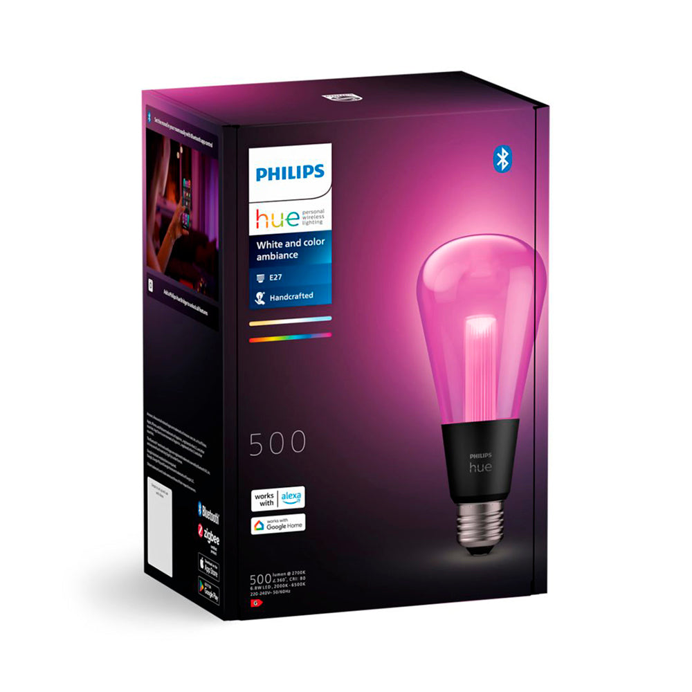 Ampolleta Inteligente Philips Hue ST72 RGB 6.8W E27