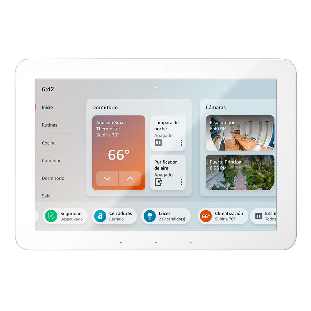 Amazon Alexa Echo Hub 8 Control Panel (2024) - White
