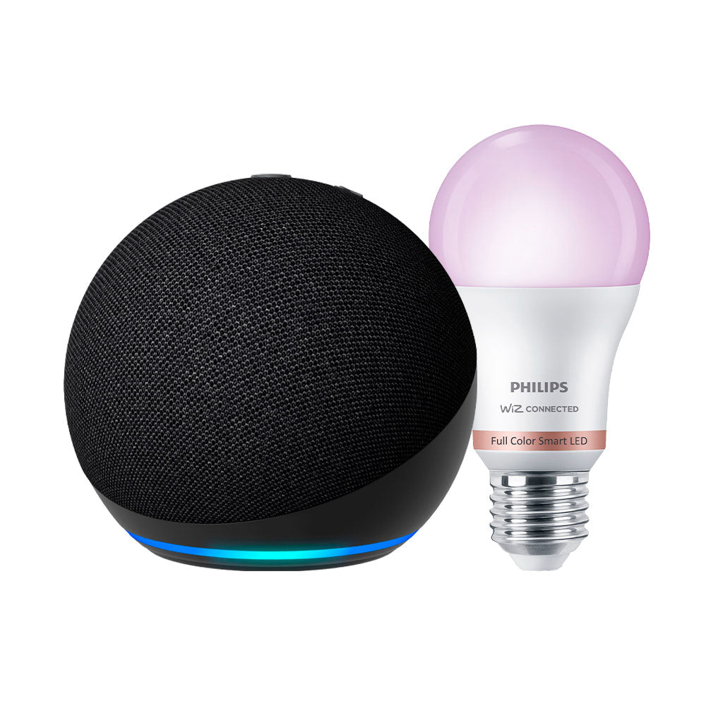 Kit Amazon Echo Dot 5 gen + Ampolleta Philips Smart 60W A60 E27