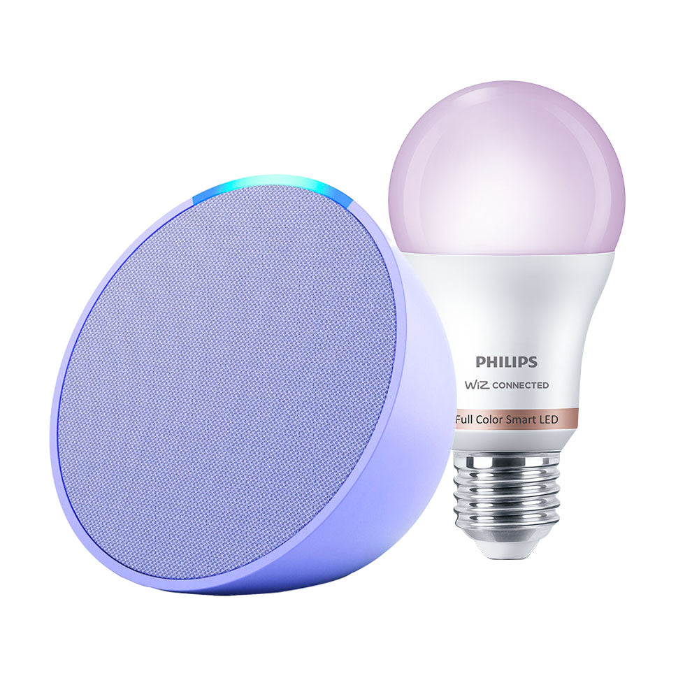 Kit Amazon Echo POP + Ampolleta Philips Smart 60W