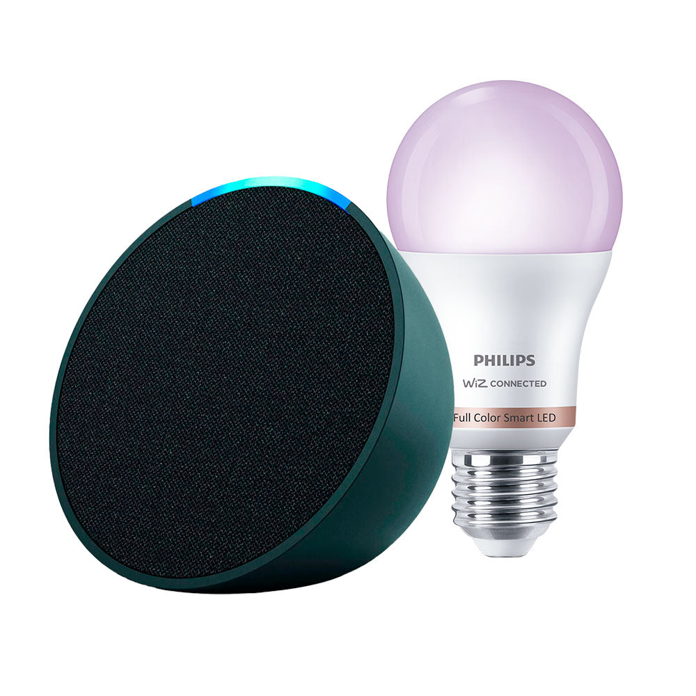 Kit Amazon Echo POP + Ampolleta Philips Smart 60W