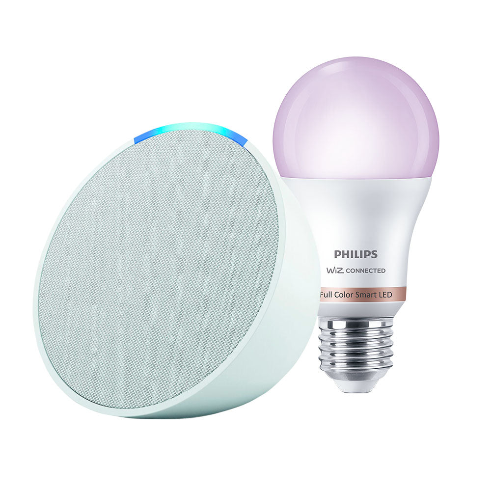 Kit Amazon Echo POP + Ampolleta Philips Smart 60W