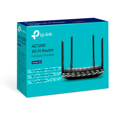 Router MU-MIMO Doble Banda Archer C6 AC1200 TP-Link