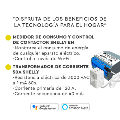 Kit medidor simple consumo Shelly