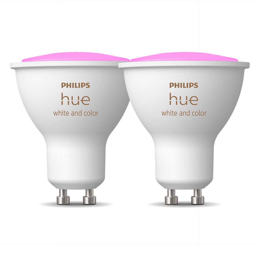 Pack Ampolleta Led Inteligente Philips Hue Gu10 4.3w 350lm Rgb