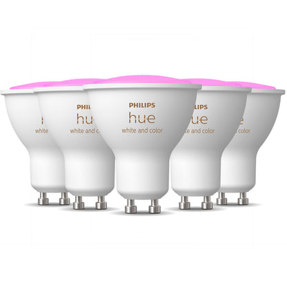 Pack Ampolleta Led Inteligente Philips Hue Gu10 4.3w 350lm Rgb