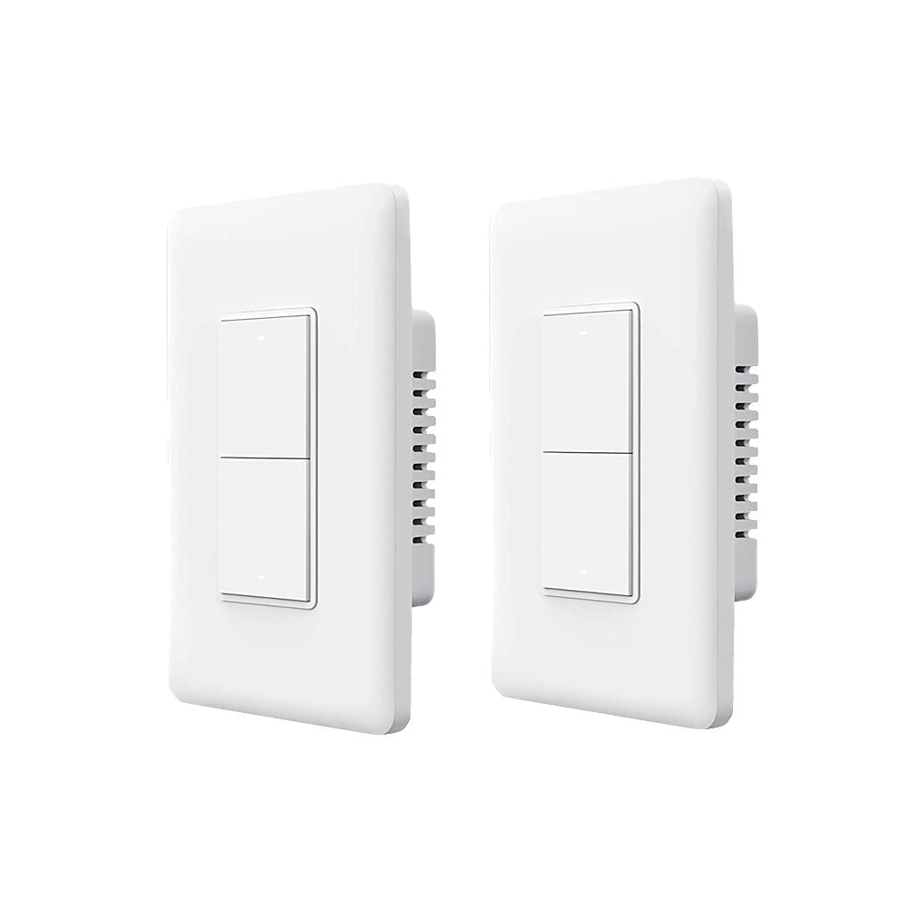 Pack Switch de Pared Doble SIN Neutro Zigbee Aqara