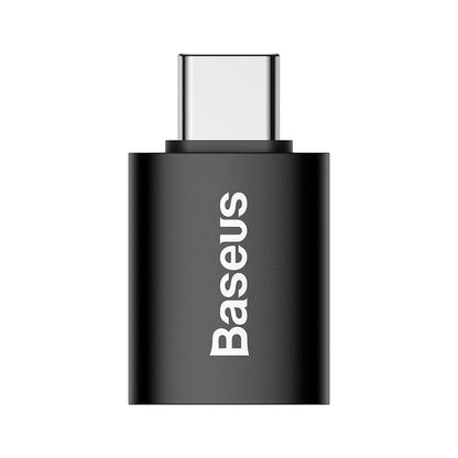 Adaptador Baseus Mini OTG 10Gbps Tipo C a USB 3.1 - Negro