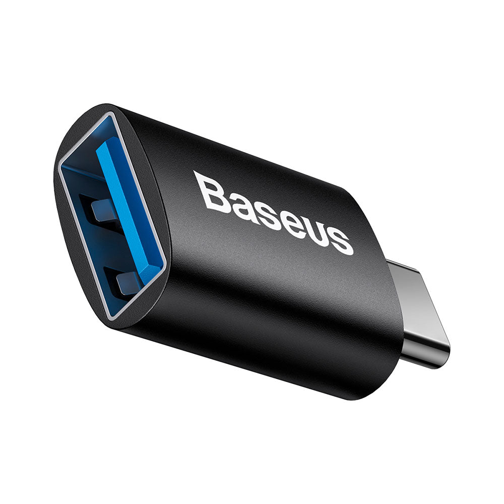 Adaptador Baseus Mini OTG 10Gbps Tipo C a USB 3.1 - Negro