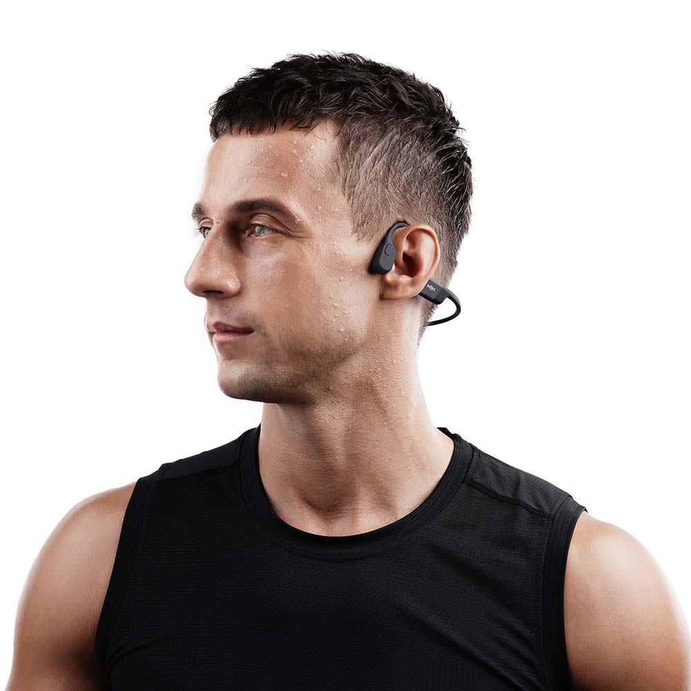 Aud fonos Deportivos Bluetooth Shokz OpenRun Cosmic Black BLU STORE